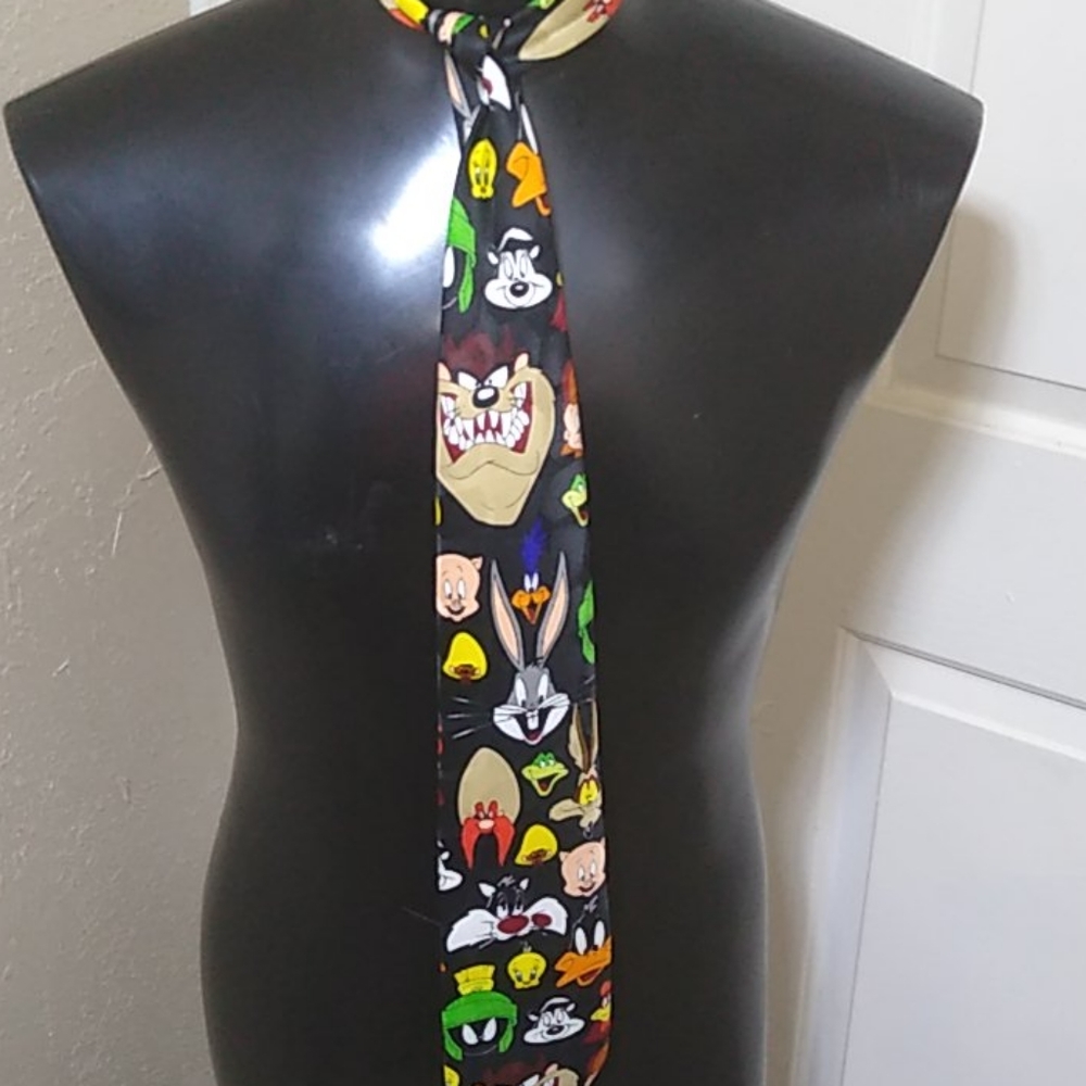Vintage Looney Tunes Mania Tie